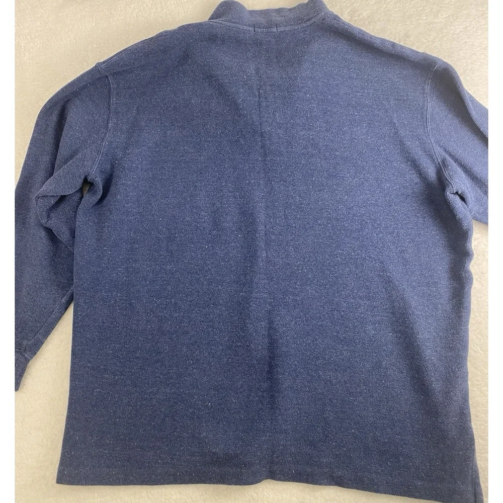 Polo Ralph Lauren 1/4 Zip Long‎ Sleeve Pullover Size 2XL Tall Long Blue Casual